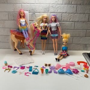Barbie Doll Set with Horse